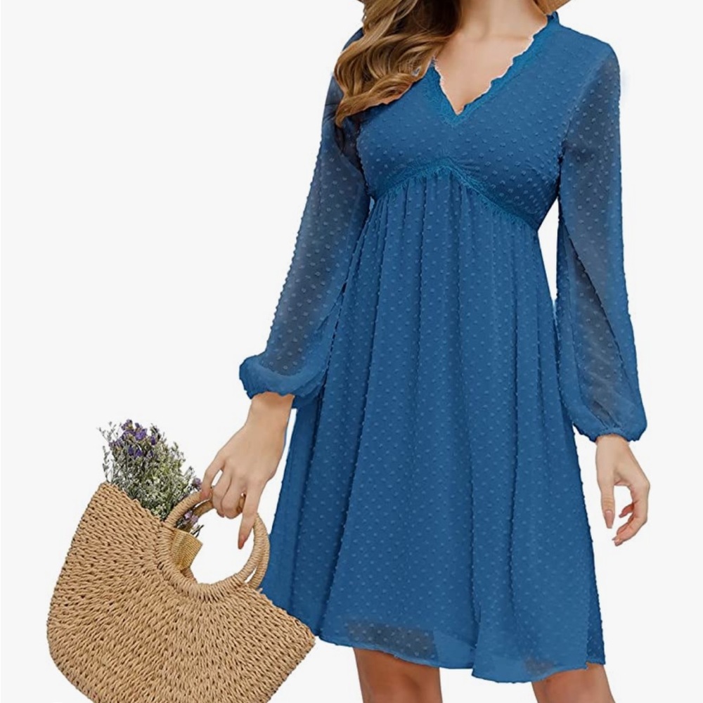 Medium blue dress